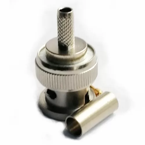 CONECTOR BNC MACHO PARA CABLE MINICOAXIAL PONCHAR. Marca: VICOM Referencia: BNCM-CR-MIN