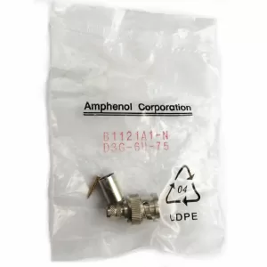 CONECTOR BNC MACHO PARA CABLE RG6 DE PONCHAR. Marca: AMPHENOL. Referencia: B1121A1-ND3G-6U-75