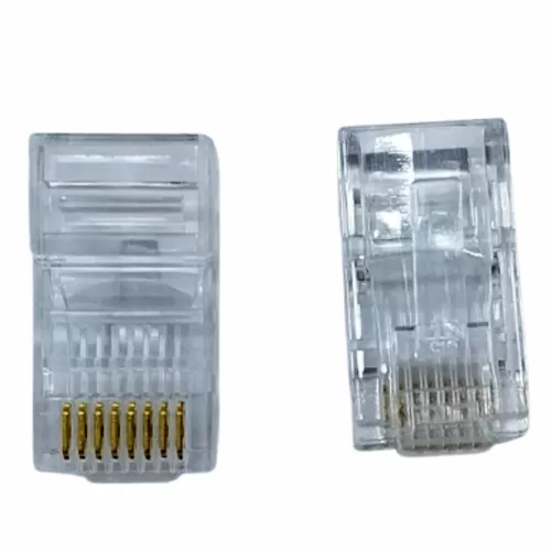 CONECTOR RJ45 PLASTICO CAT 5 GENERICO Referencia: RJ45M-UTPCAT5