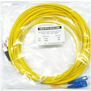 PATCH CORD FO SM FC-UPC/SC-UPC DX 2.0 MM 10M VICOM Referencia: FC-UPC/SC-UPC-SM-DX-10M