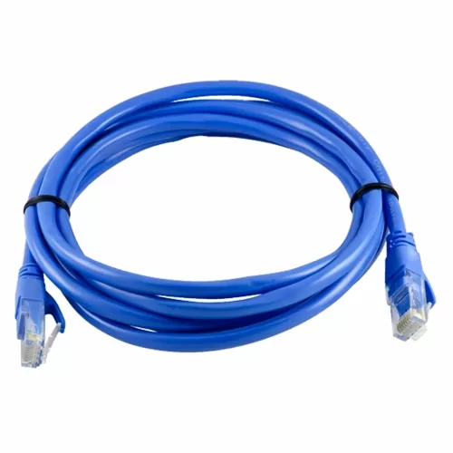 PATCH CORD UTP CAT6 ALEACION INTERIOR 5M AZUL PT-6CCA-5MT-A