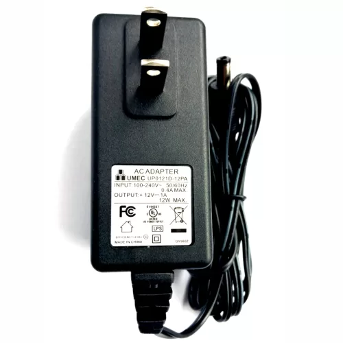 AC-DC ADAPTADOR 12V A 1A GENERICO Referencia: UPO121D-12PA