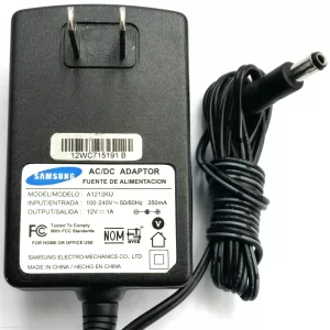 AC-DC ADAPTADOR 12V A 1A. Marca: SAMSUNG. Referencia: A1212KU