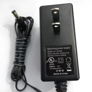 AC-DC ADAPTADOR 12V A 2A GENERICO Referencia: XS-1202000