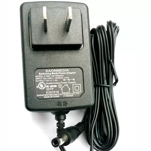 AC-DC ADAPTADOR 12V A 1.5A KAON MEDIA Referencia: F18W-120150SPAU