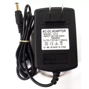 AC-DC ADAPTADOR 12V A 1.5A GENERICO Referencia: 1215