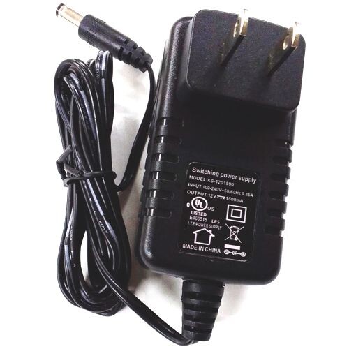 AC-DC ADAPTADOR 12V A 1.5A GENERICO Referencia: XS-1201500