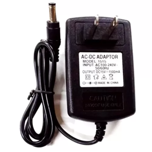 AC-DC ADAPTADOR 15V A 1500MA GENERICO Referencia: 1515