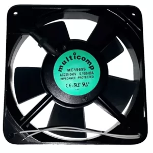 VENTILADOR 240VAC 0.09A 2 CABLES 4.7CM MC19699