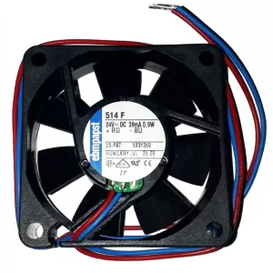 VENTILADOR 24VDC 39 MA 0.9 W 2 CABLES 514F