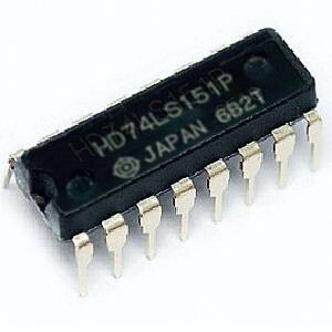 IC 1-OF-8 DATA SELECTOR / MULTIPLEXER WITH STROBE HD74LS151P