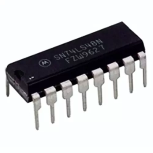 IC BCD TO 7 SEGMENT DECODER SN74LS48N