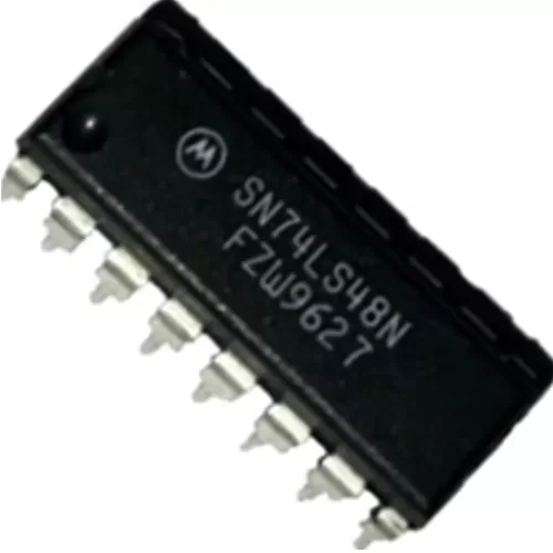 IC BCD TO 7 SEGMENT DECODER MOTOROLA Referencia: SN74LS48N