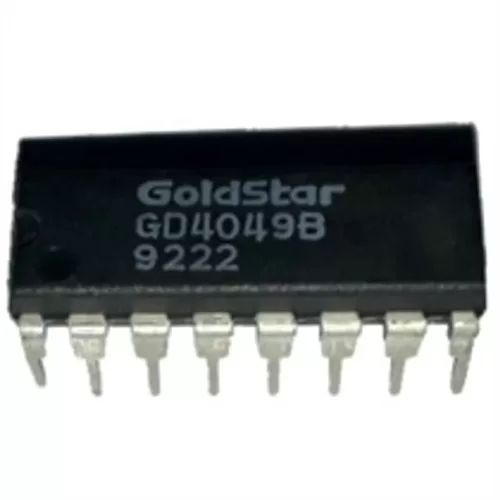 IC BUFFERS Y LINE DRIVERS. Marcas: GOLDSTAR/MOTOROLA. Referencia: GD4049B