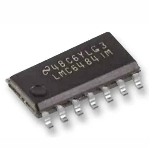 IC AMPLIFICADOR QUAD RAIL TO RAIL INPUT AND OUTPUT. Marca: NATIONAL SEMICONDUCTOR. Referencia: LMC6484IMX/NOPB