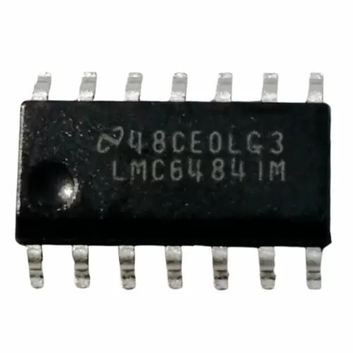 IC AMPLIFICADOR QUAD RAIL TO RAIL INPUT AND OUTPUT. Marca: NATIONAL SEMICONDUCTOR. Referencia: LMC6484IMX/NOPB