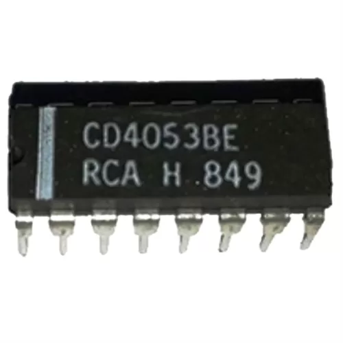 IC CMOS TRIPLE 2 CH ANALOG MULTIPLEXER/DEMULT. Marca: RCA. Referencia: CD4053BE