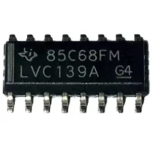 IC DUAL 2 LINE TO 4 LINE DECODER/DEMULTIPLEXER. Marca: TEXAS INSTRUMENTS. Referencia: 74LVC139AD