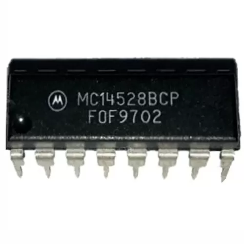 IC DUAL MONOSTABLE MULTIVIBRATOR. Marca: MOTOROLA. Referencia: MC14528BCP