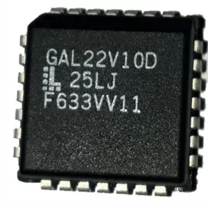 IC HIGH PERFORMANCE E2CMOS PLD 22V 10H. Marca: LATTICE SEMICONDUCTOR. Referencia: GAL22V10D-25LJ.