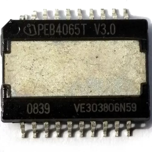 IC HIGH VOLTAGE SUBSCRIBER LINE IC. Marca: INFINEON TECHNOLOGIES. Referencia: PEB4065TV3.0