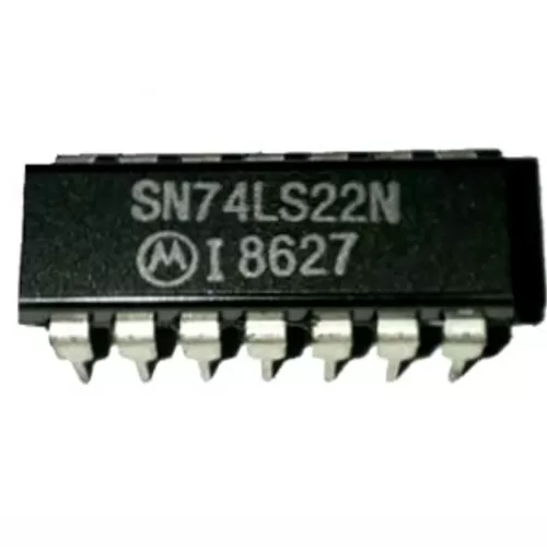 IC IDUAL 4-INPUT NAND GATE. Marca: MOTOROLA. Referencia: SN74LS22N