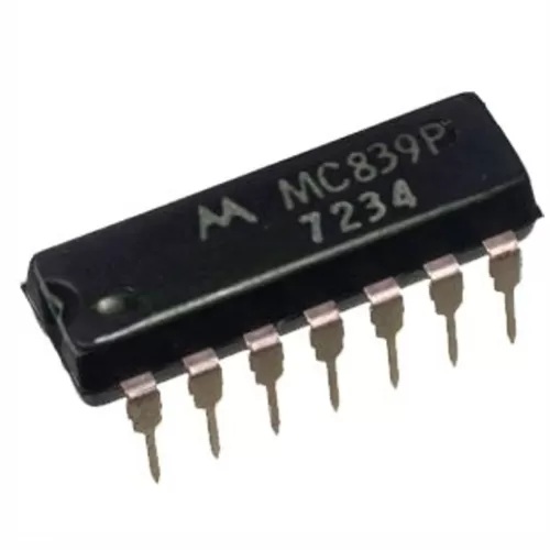 IC MDTL DIVIDE BY SIXTEEN COUNTER. Marca: MOTOROLA. Referencia: MC839P