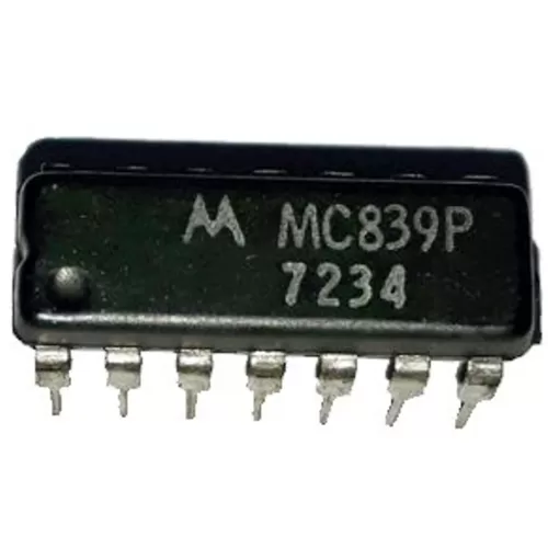 IC MDTL DIVIDE BY SIXTEEN COUNTER. Marca: MOTOROLA. Referencia: MC839P