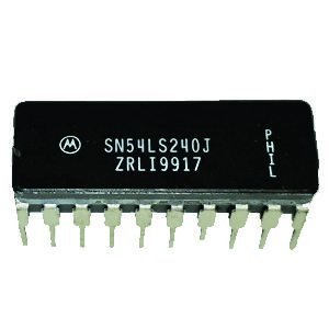 IC OCTAL BUFFER/LINE DRIVER WITH 3-STATE OUTPUTS SN54LS240J