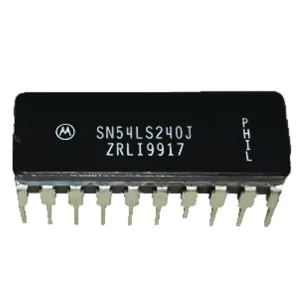 IC OCTAL BUFFER/LINE DRIVER WITH 3-STATE OUTPUTS. Marca: MOTOROLA. Referencia: SN54LS240J