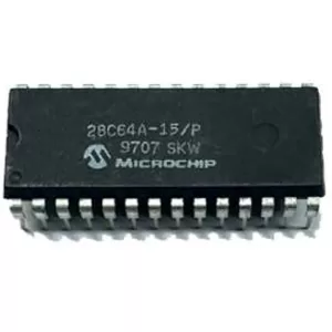 MEMORIA 64K 8K X 8 CMOS EEPROM. Marca: MICROCHIPS TECHNOLOGY. Referencia: 28C64A-15/P