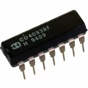 IC CMOS QUAD 2-INPUT NAND SCHMITT TRIGGERS. Referencia: CD4093BF. MARCA: HITACHI