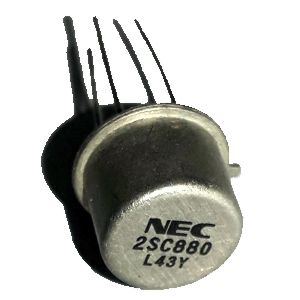 TRANSISTOR RF AUDIO FREQUENCY SMALL SIGNAL 2SC880