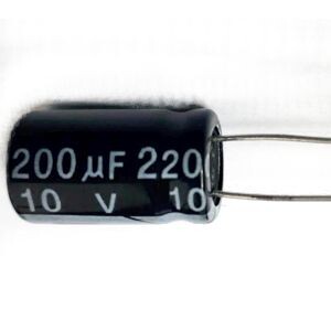 CAPACITOR ELECTROLICO 2200UF 10VDC UHW1A222MPD