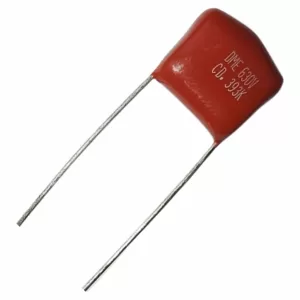 CAPACITOR 0.39uF 630V -393K- POLIESTER. Marca: CORNELL DUBILIER. Referencia: DME6S39K-F