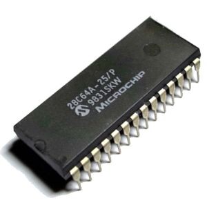 MEMORIA 64K 8K X 8 CMOS EEPROM MICROCHIPS TECHNOLOGY Referencia: 28C64A-25/P