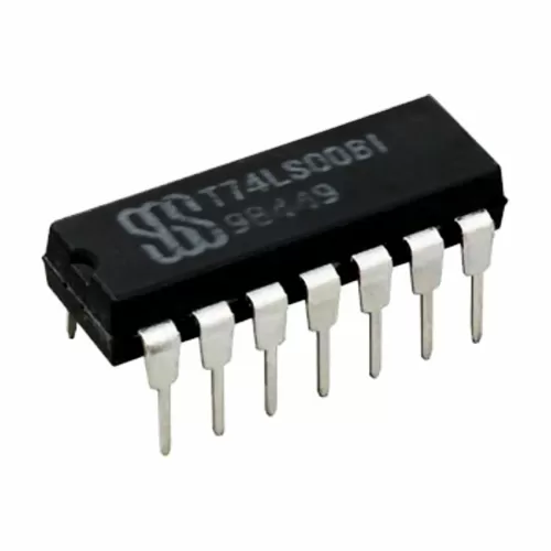 IC QUAD 2 INPUT POSITIVE NAND GATES 0 TO 70.SGS. Marca: THOMSON. Referencia:T74LS00B1