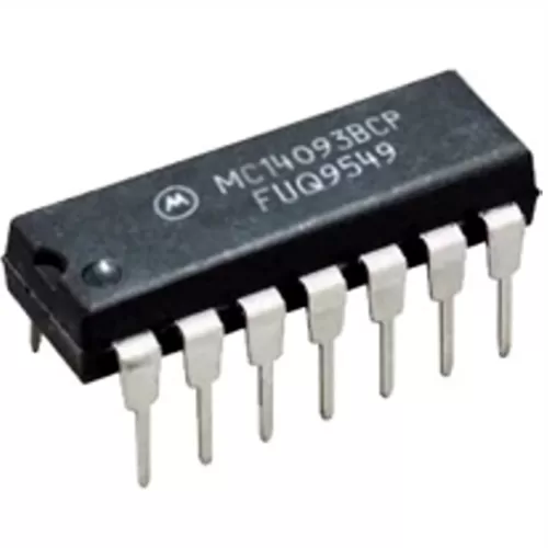 IC QUAD 2 INPUT NAND SCHMITT TRIGGER MC14093BCP