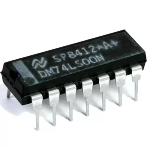 IC QUAD 2 INPUT POSITIVE NAND GATES 0 TO 70 SN74LS00N