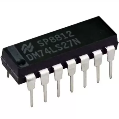 IC TRIPLE 3-INPUT NOR GATES DM74LS27N