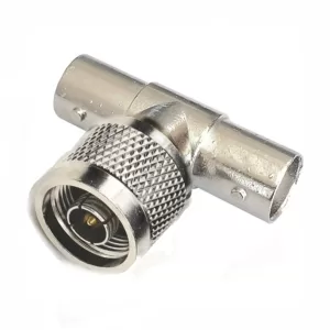 ADAPTADOR N MACHO - 2 BNC HEMBRA. Marca: Vicom. Referencia: ADP-T-NM-2BNCH