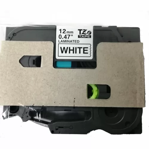 CINTA PARA ROTULADORA BLACK ON WHITE 12MM. Marca: BROTHER. Referencia: TZeFX231