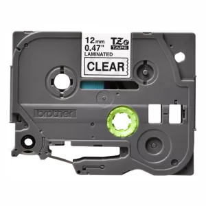 CINTA PARA ROTULADORA BLACK ON CLEAR 12MM. Marca: BROTHER. Referencia: TZe131